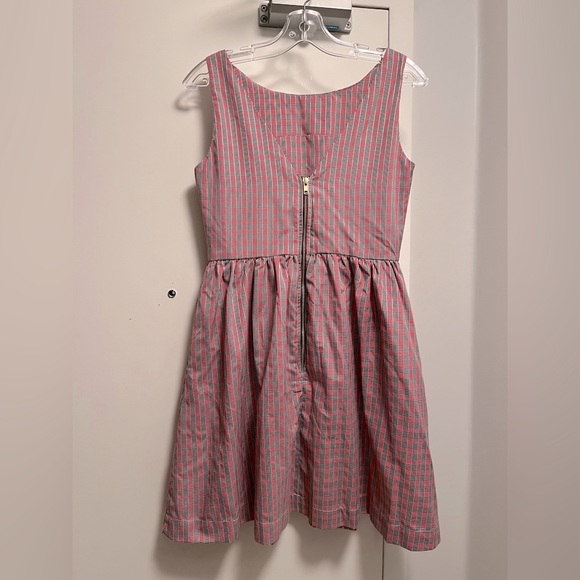 Plaid pinafore dress by Tuesday of California - Picture 2 of 5